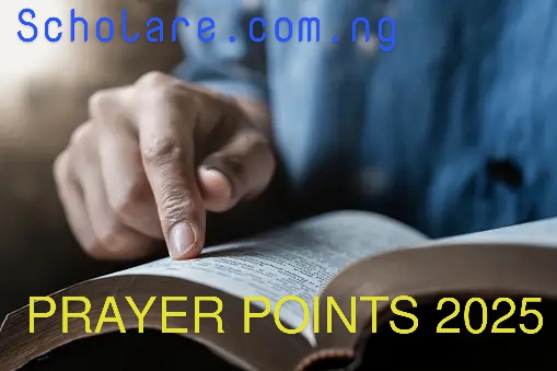 35 Powerful Prayer Points for 2025 with Scriptures
